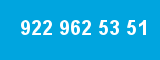 922 962 53 51 922 962 53 51